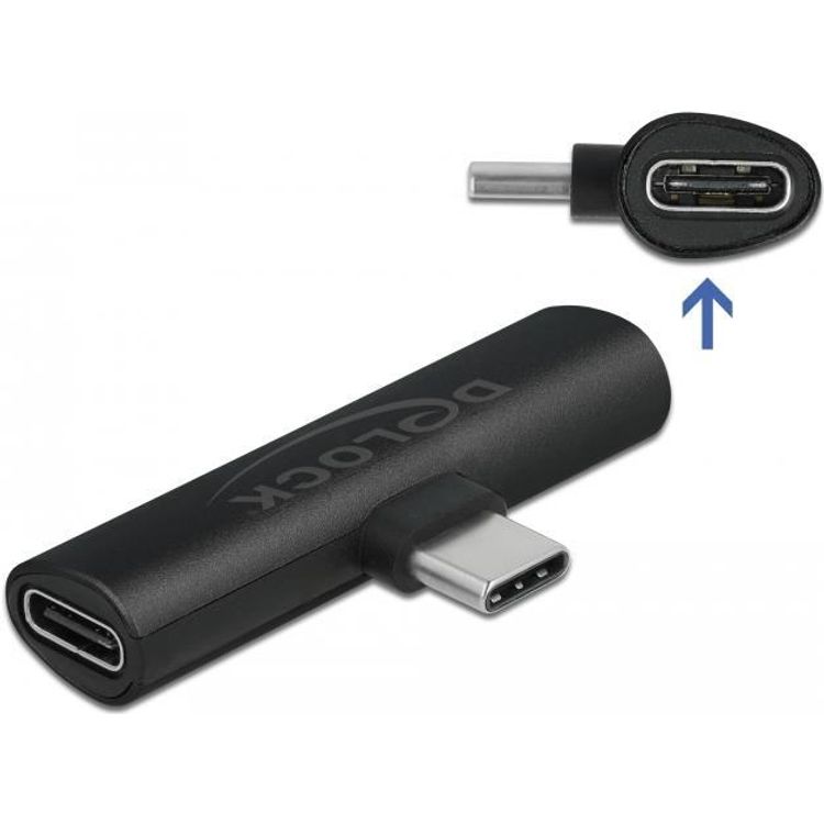 Tootefoto - DeLOCK 64114 kaabli soomuutja USB Type-C 2 x USB Type-C Must