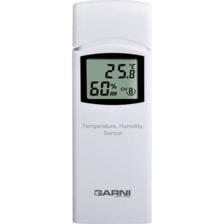 Tootefoto - Garni 092H ilmajaam - juhtmevaba temperatuuri ja niiskuse andur