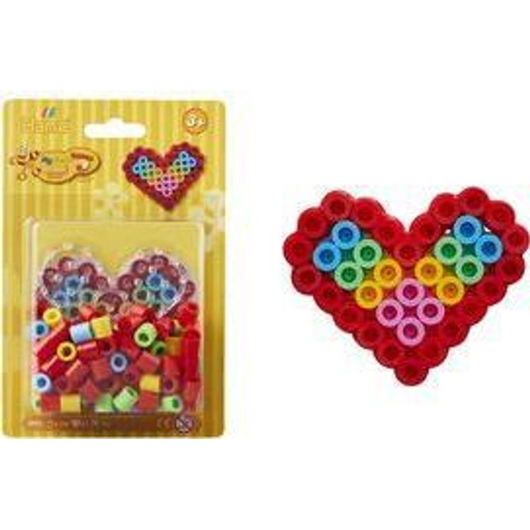 Tootefoto - Hama B gelperlen maxi "Kleines Herz", im Blister" Durchmesser B gelperle maxi: 10,0 mm, - 1 St ck (00008982)