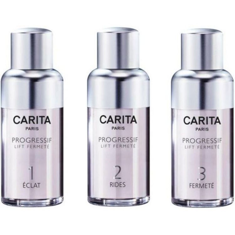 Tootefoto - Carita Jeunesse Originelle komplekt Carita Paris: Progressif Lift Fermete, AHA, pinguldav, seerum, n ole, 15 ml + Progressif Lift Fermete, AHA, kortsudevastane, seerum, n ole, 15 m