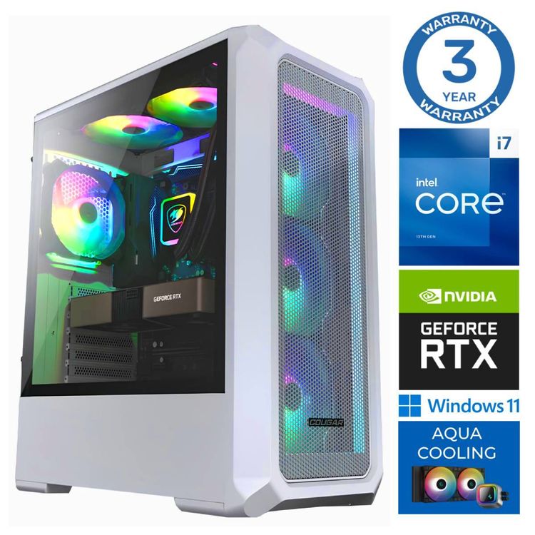 Tootefoto - INTOP AQUA i7-14700F 64GB DDR5 500SSD M.2 NVME+4TB RTX5060Ti 16GB WIN11Pro