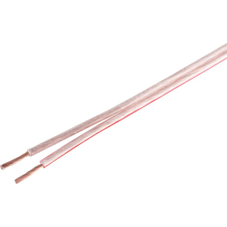 Tootefoto - S/CONN maximum connectivity Lautsprecherkabel 2,5mm 50x0,25 CCA transparent 100m (06-2110011)