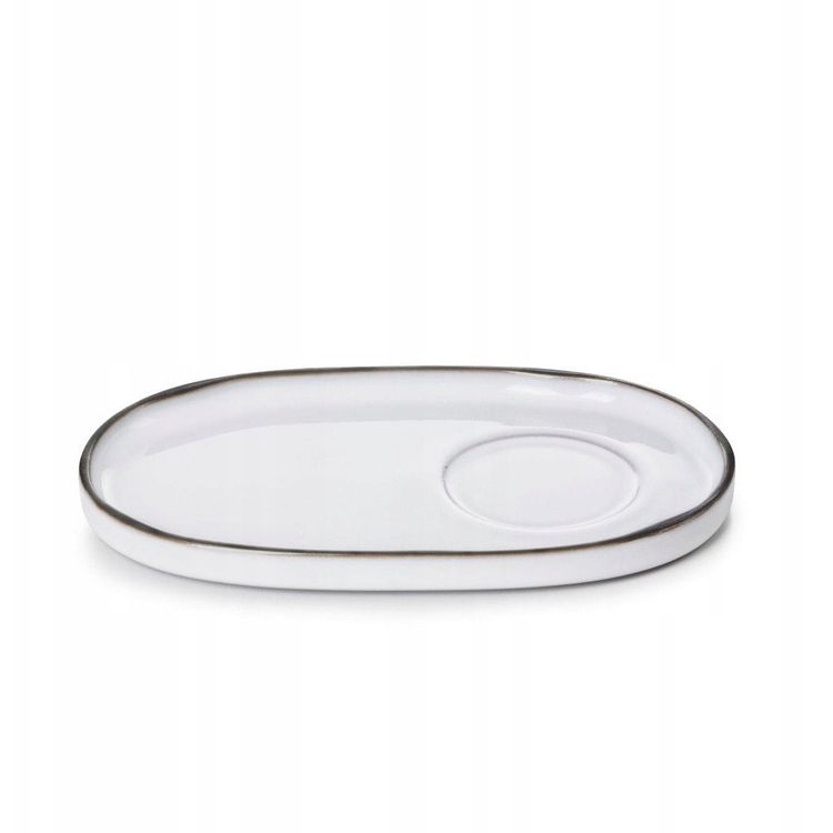 Tootefoto - Caractere ovaalne alustass valge pilv 18 x 11,1 cm