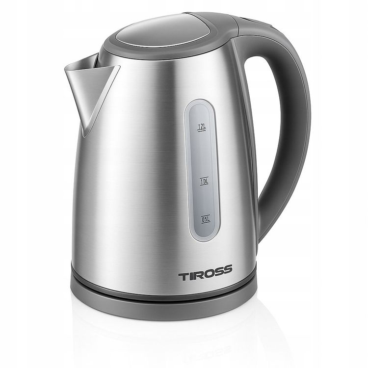 Tootefoto - Tiross veekeetja Elektriline metallist veekeetja 2200W terasest 1,7L TIROSS TS-1350