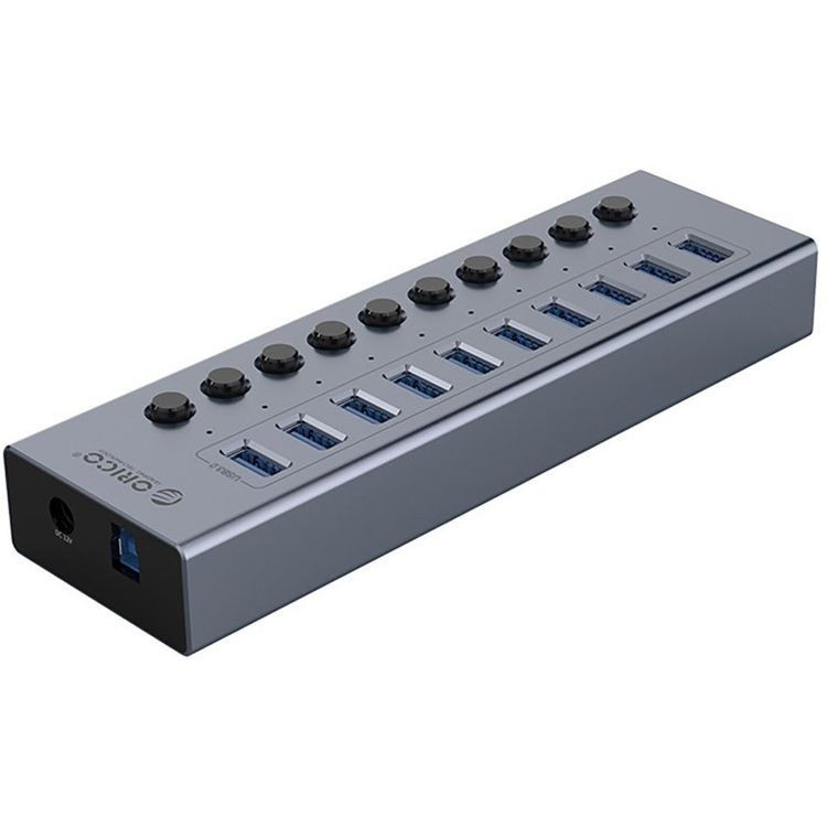 Tootefoto - BT2U3-10AB jaotur 10x USB-A l lititega - hall ORICO