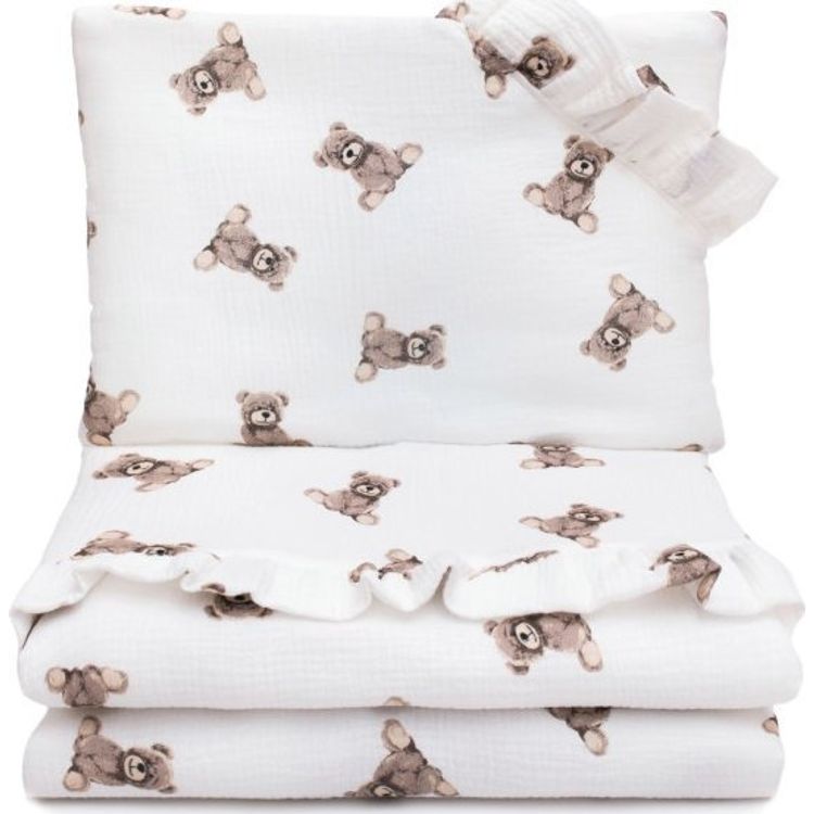 Tootefoto - PULP BAMBOO Muslin voodipesu 80x100cm - Kaisukarud