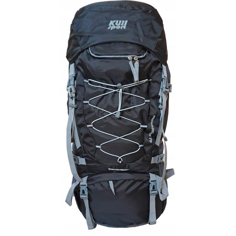 Tootefoto - Turistide seljakott naiste musta mahuka Kubisport 75 L ekslemiseks