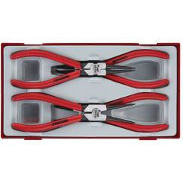 Tootefoto - Teng Tools Zestaw szczypiec do wewn. i zewn. pier cieni osadczych (0403-0102)