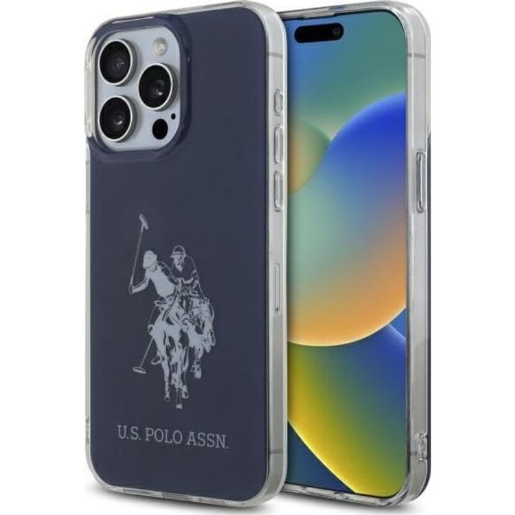 Tootefoto - US Polo USHCP15XTPUHRBV iPhone 15 Pro Max 6,7" sinine/sinine l ikiv suur logo