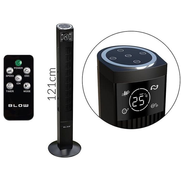 Tootefoto - Column fan XXL 90W BLACK