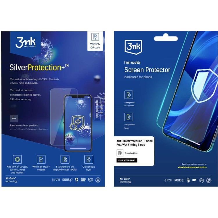 Tootefoto - 3MK 3MK AIO SILVERPROTECTION+ TELEFON 5tk M rg