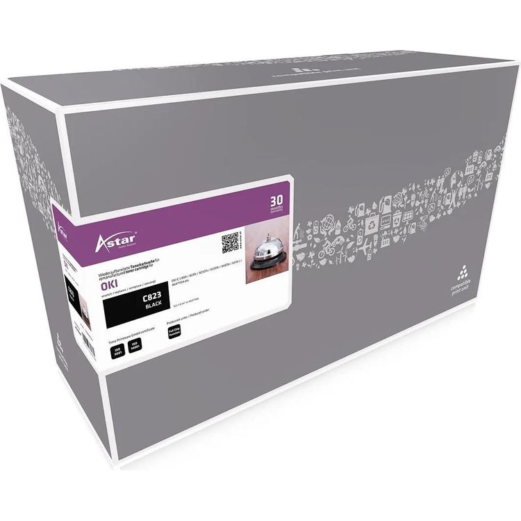Tootefoto - AS20264 ASTAR OKI C823 TONER BLACK ST 46471104 7000Seiten Standard Kap. (AS20264)