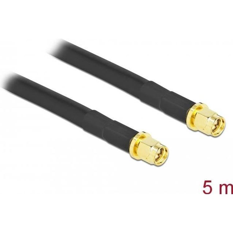 Tootefoto - DeLOCK 90451 koaksiaalkaabel LMR300 5 m SMA Must