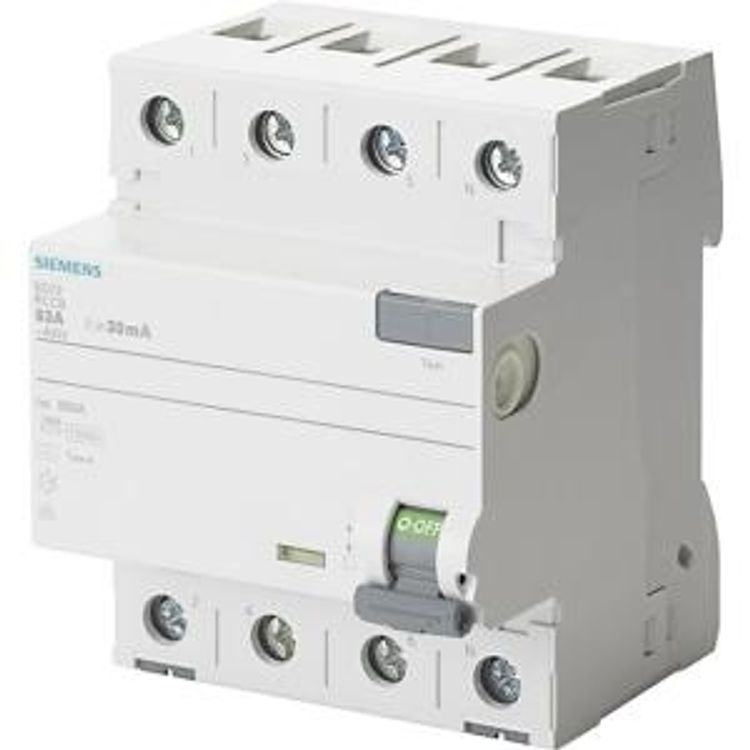 Tootefoto - Siemens FI-Schutzschalter 4polig 40 A 400 V 5SV3344-6KK12 (5SV3344-6KK12)