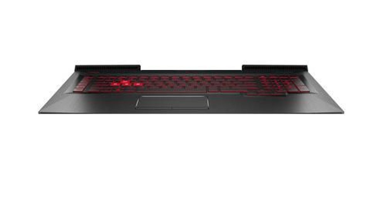HP Top cover with keyboard and TouchPad in Onyx Black, with Carbon