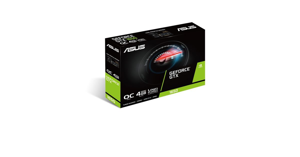 ASUS GTX1650-O4G-LP-BRK NVIDIA GeForce GTX 1650 4 GB GDDR5