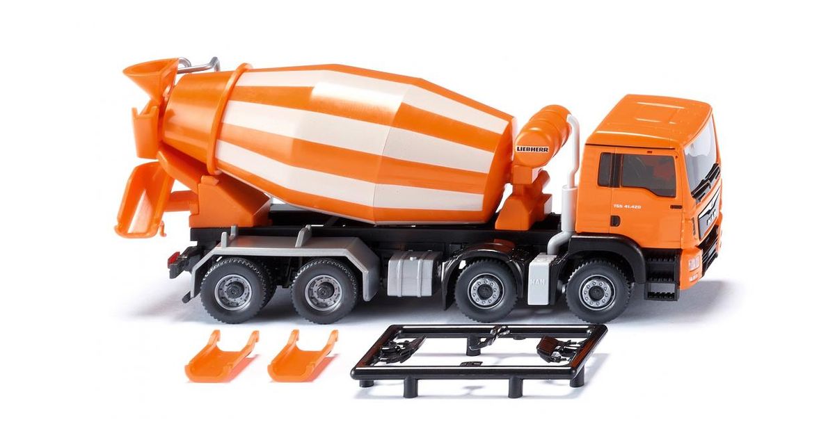 Wiking MAN TGS Euro 6 / Liebherr Concrete mixer truck Preassembled 1:87 -  Accessories - Models - Construction - Toys - Children's and baby  accessories - MT Shop