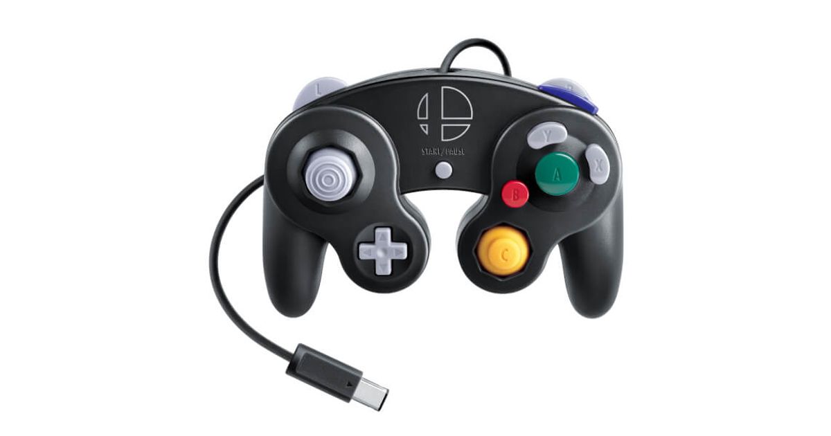 Nintendo GameCube Controller Super Smash Bros. Edition Black USB Gamepad Analogue Digital Nintendo Switch Nintendo Switch consoles and accessories Games consoles Gaming MT Shop