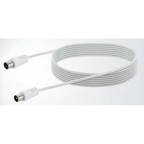 Schwaiger KDSKI50532 coaxial cable 5 m IEC White Antenna cables and