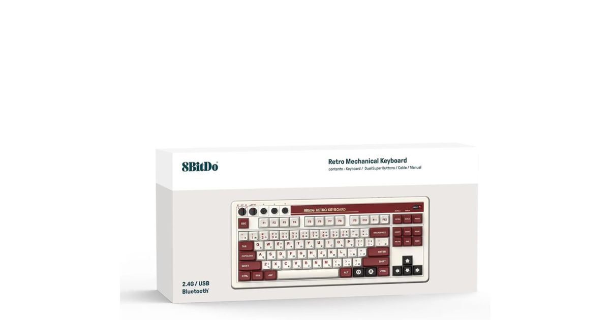 8BitDo Mechanical Keyboard Fami Ed. - Wireless keyboards - Input ...