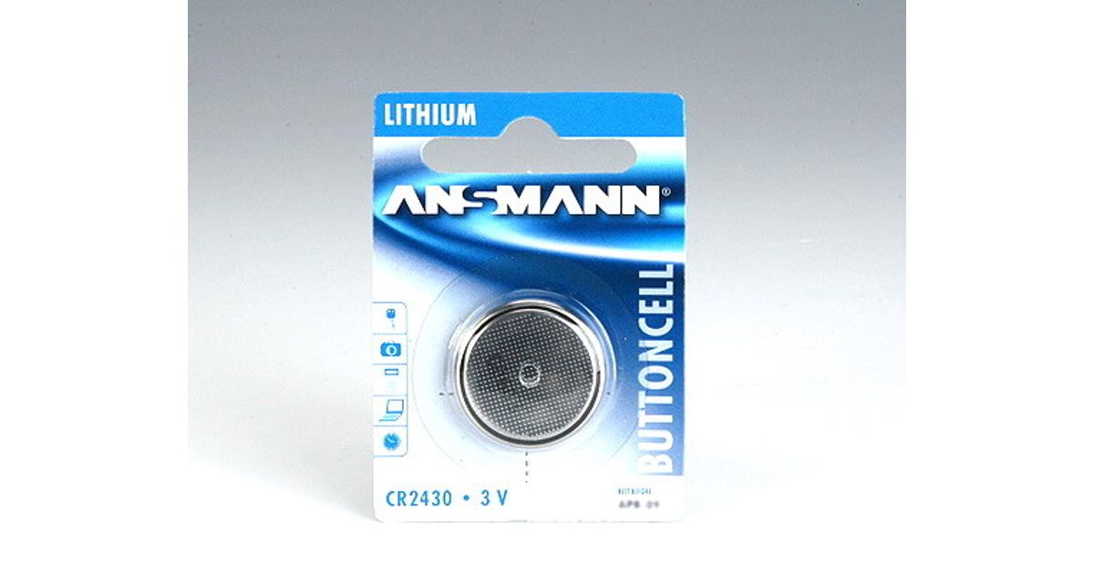 Ansmann Lithium CR 2430, 3 V Battery Single-use battery Lithium-Ion (Li-Ion)  - Alkaline batteries - Batteries and chargers - Audio-video - MT Shop