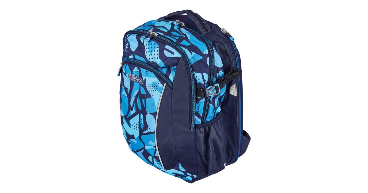 Herlitz Ultimate CamoBlue backpack School backpack Blue Navy Polyester Backpacks Children clothes Children s and baby accessories MT Shop