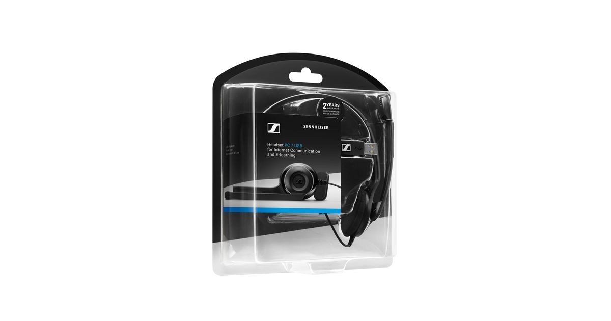 Sennheiser PC 7 USB - On-ear headphones - Headphones - Audio-video - MT Shop