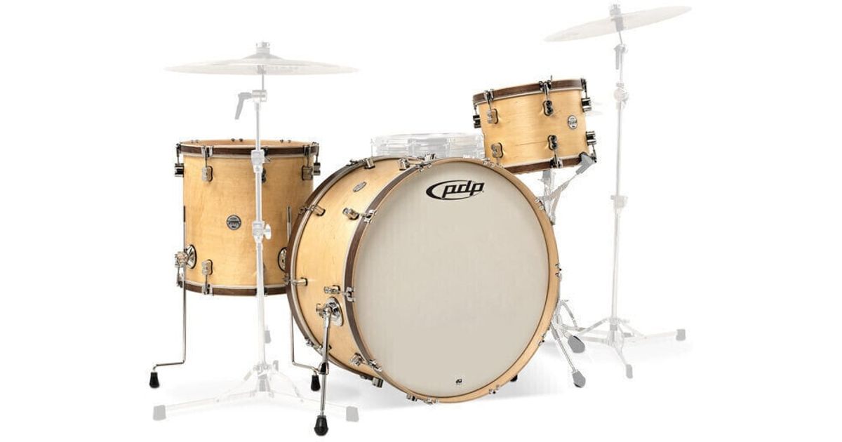 PDP by DW Concept Classic Wood Hoop Natural-Stain Drumkit - MT Shop
