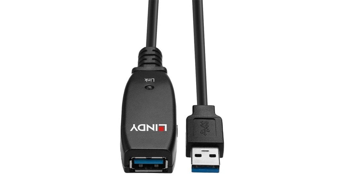 Lindy 43353 USB cable 3 m USB 3.2 Gen 1 (3.1 Gen 1) USB A Black