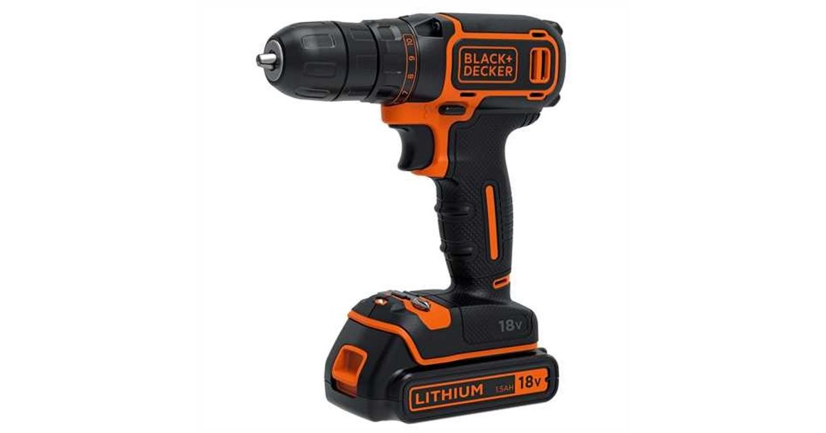 18V Lithium-Ion 2 Gear Hammer Drill + 400mA Charger + 1 Battery +