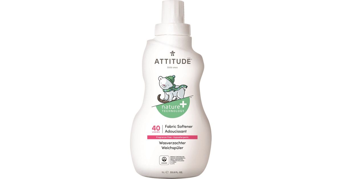 Attitude Attitude Fabric Softener, Baby Fabric Softener, Fragrance Free