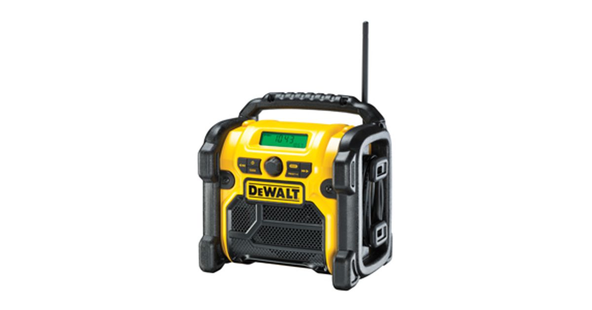 DeWALT DCR019-QW radio Worksite Black, Yellow - Job site radios - Cordless  tools - Tools and accessories - MT Shop