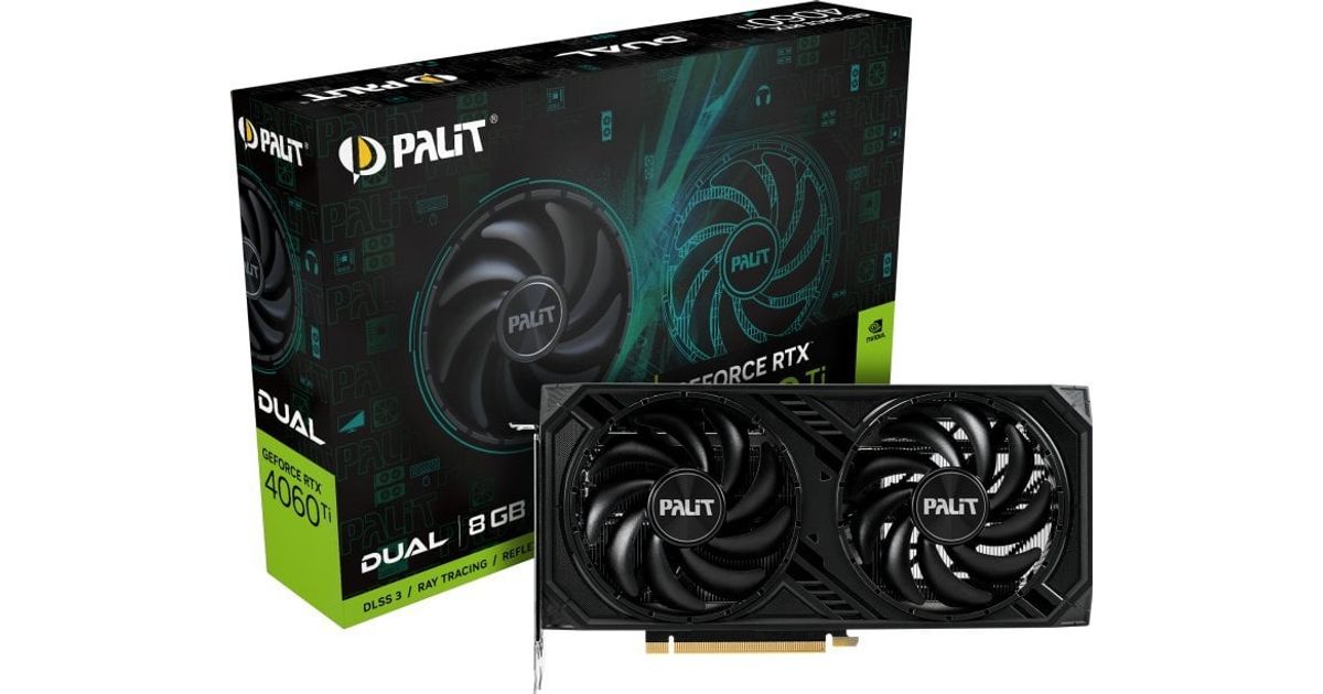 PALIT GTX1660 TI 6G（Palit GeForce RTX 4060 Ti Dual NVIDIA 8 GB 