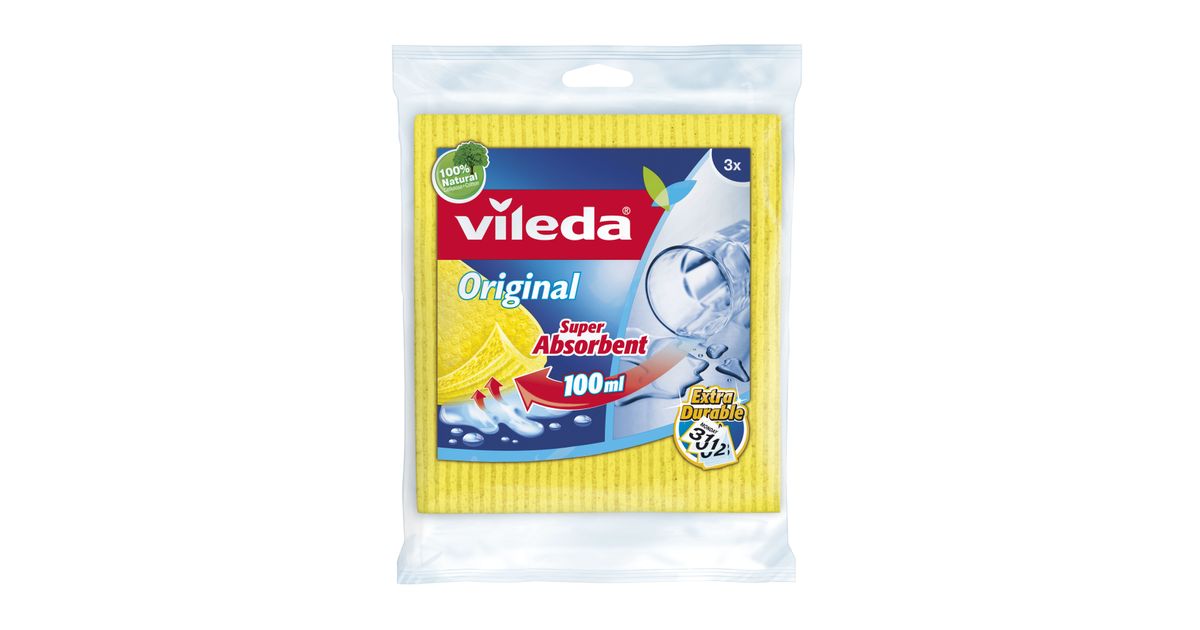 Vileda Sponge Cloth 3 pc