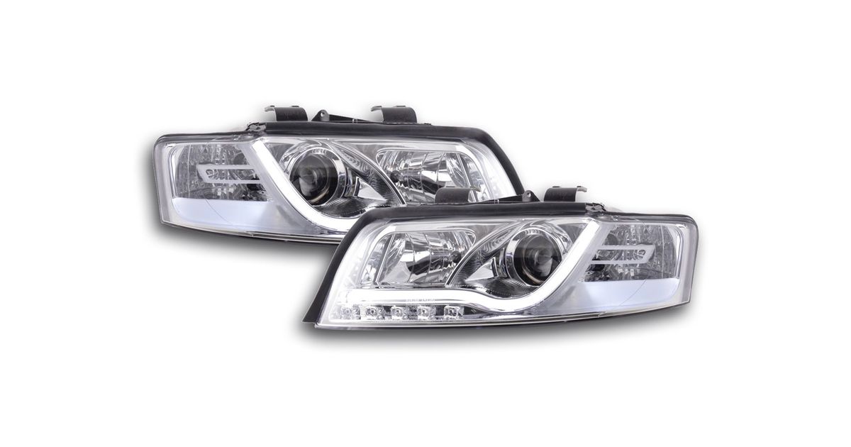 Daylight Headlight Led Drl Look Audi A4 Type 8E 0104 Chrome For Right