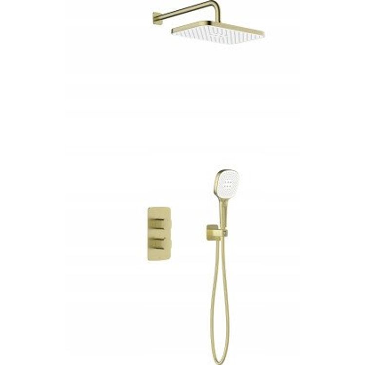 Tootefoto - 5759-501-31 / KFA / Malaga / Flat Termostat Spreets komplekt, PVD harjatud helekuld /