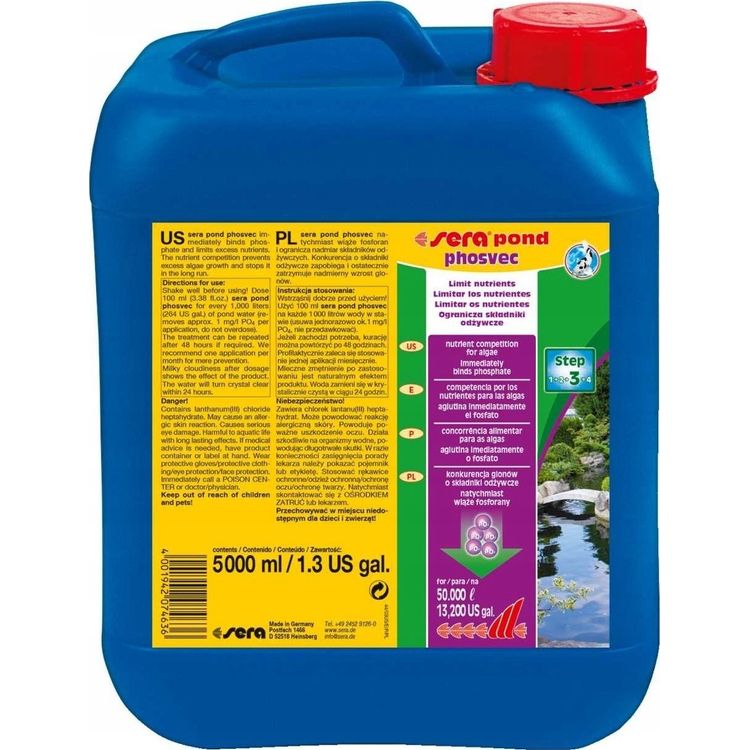 Tootefoto - Sera Pond phosvec 5.000 ml