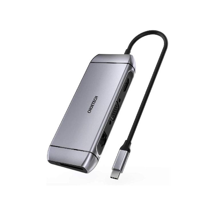 Tootefoto - Choetech HUB-M15 USB 3.2 Gen 1 (3.1 Gen 1) Type-C 5000 Mbit/s Hall