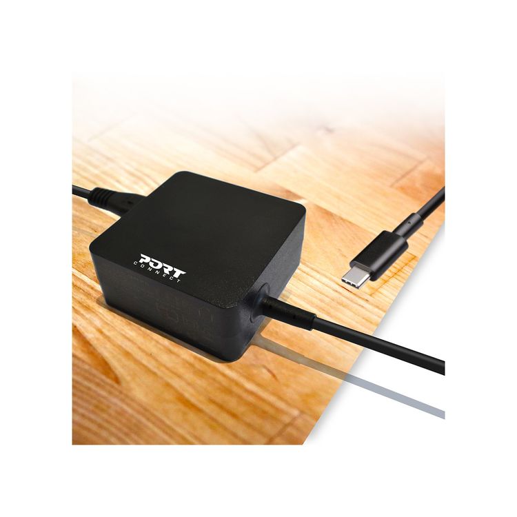 Tootefoto - Port Designs 900096-EU toiteadapter ja vaheldi Hoonesisene 45 W Must