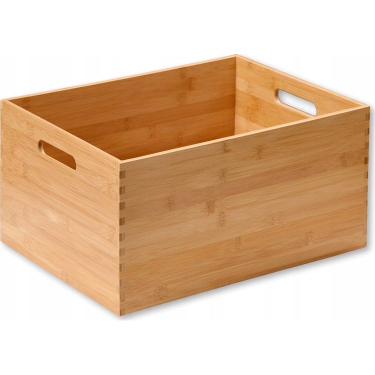 Tootefoto - Kesper Puidust kast sangadega, bambus