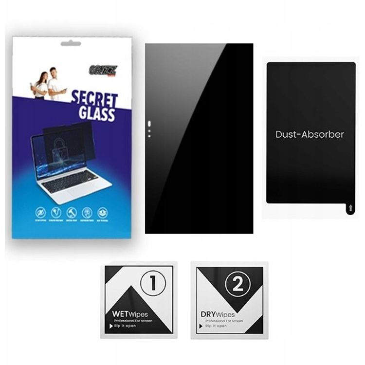 Tootefoto - Filtreerige GrizzGlass Matowe, eemaldage GrizzGlass SecretGlass Apple MacBook Air 13-st (M2/M3/M4)