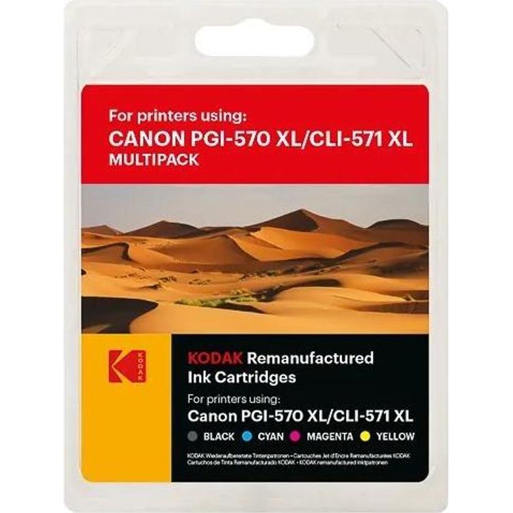 Tootefoto - 185C057168 KODAK CAN. MG5750 (5) CMYKK PGI570XL CLI571XL 1x22ml 4x11ml (185C057168)