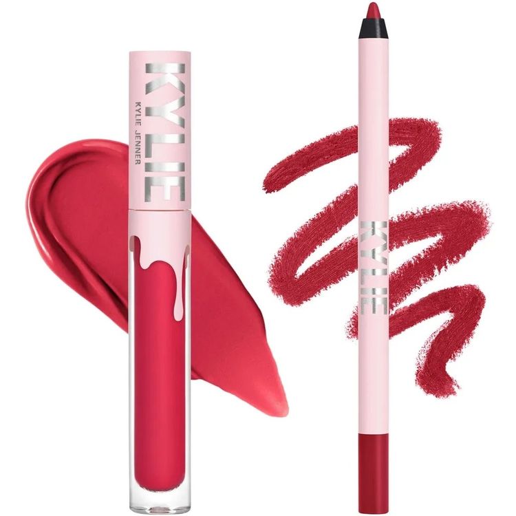 Tootefoto - Komplekt Kylie Cosmetics: By Kylie, vedel huulepulk, 503, Bad Lil Thing, 3 ml + By Kylie, pliiats, huulepulk, Bad Lil Thing, 1,1 g naistele