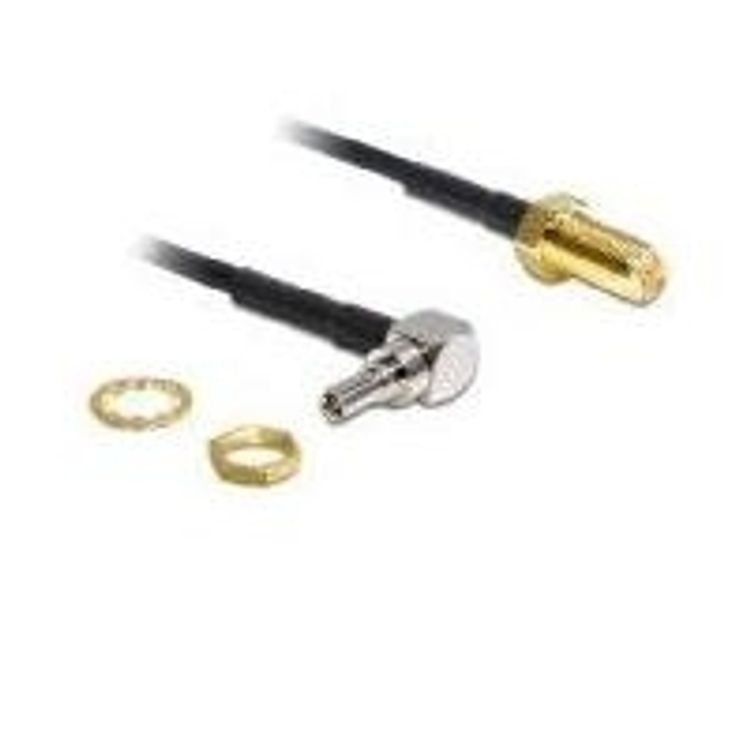 Tootefoto - DeLOCK 88465 signaalkaabel 0,20 m Kuld, H be, Must