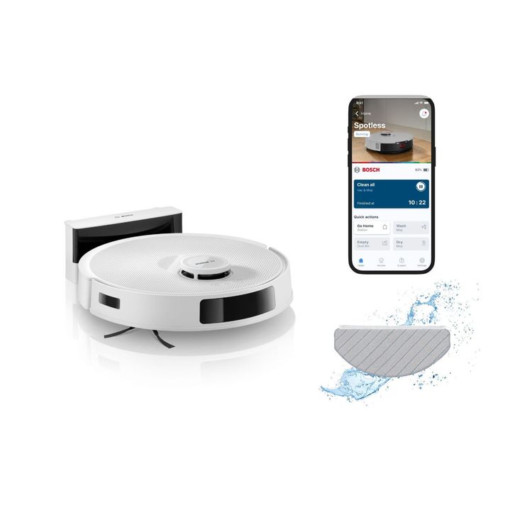 Tootefoto - Bosch BCRC2W Saugroboter mit Wischfunktion