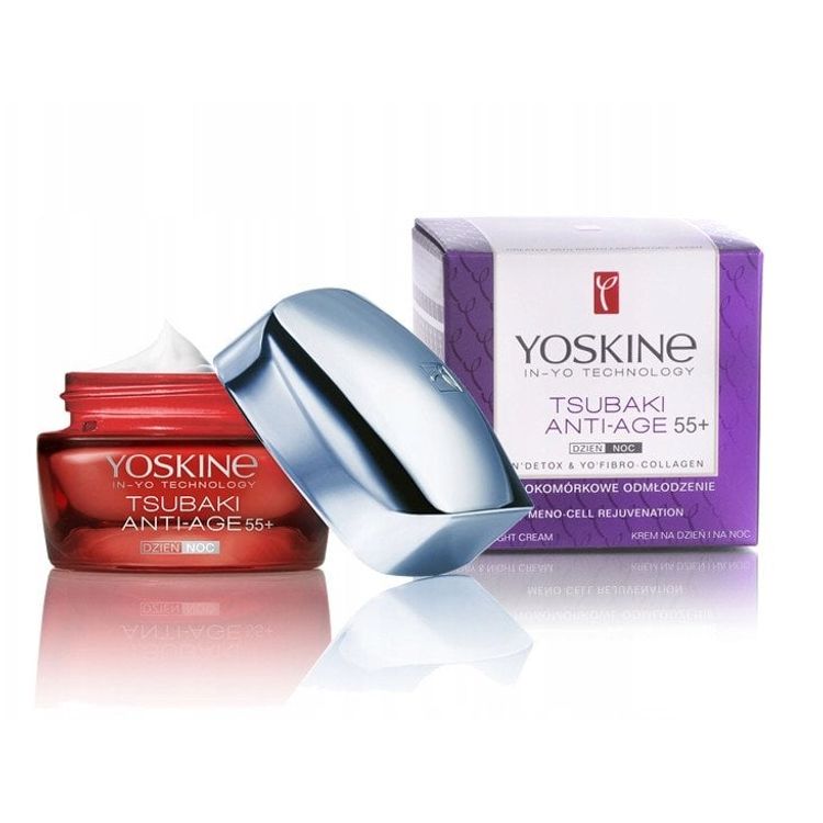 Tootefoto - Yoskine, Tsubaki 55+, vananemisvastane, p eva ja , koor, n gu, 50 ml naistele