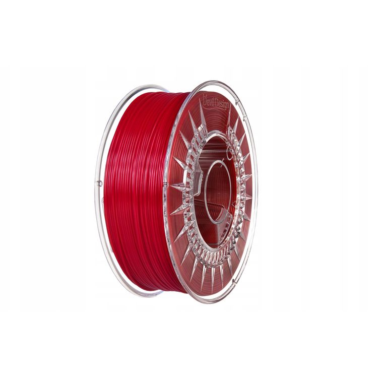 Tootefoto - Filament Devil Design Pla 1,75mm 1kg - kuum punane}