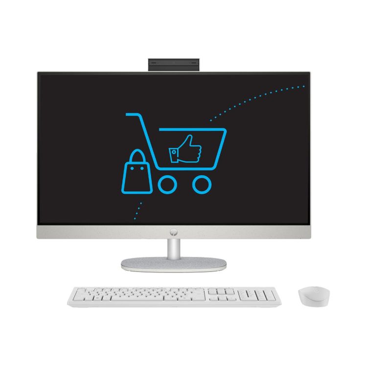 Tootefoto - HP 27 AiO Ryzen 5-7520U/16GB/512 White