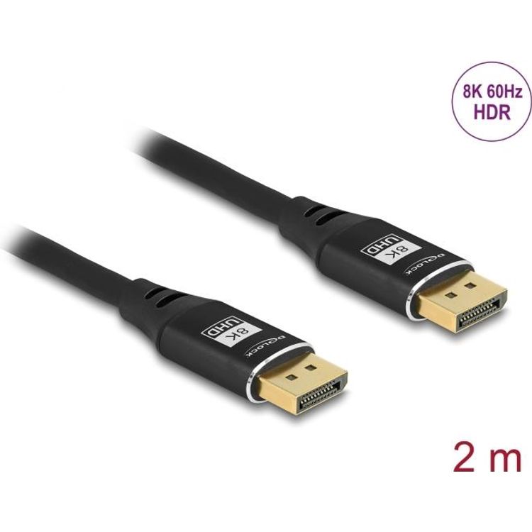Tootefoto - DeLOCK 80621 - 2 m - DisplayPort - DisplayPort - M nnlich - M nnlich - 7680 x 4320 Pixel (80621)