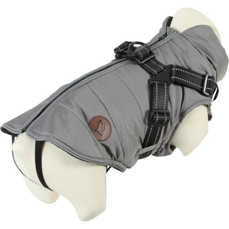 Tootefoto - ZOLUX Kurtka puchowa z szelkami dla psa R.35 czarna